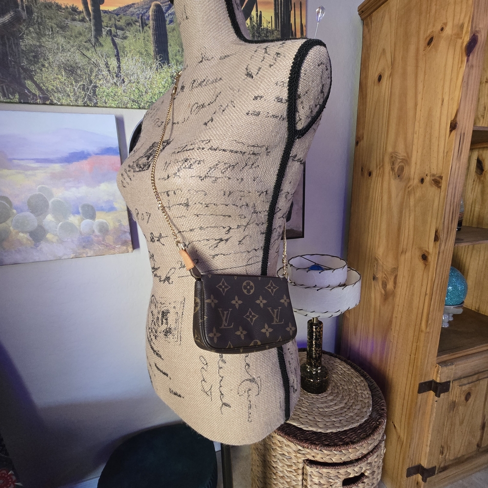 Louis Vuitton Brown Monogram Crossbody Bag